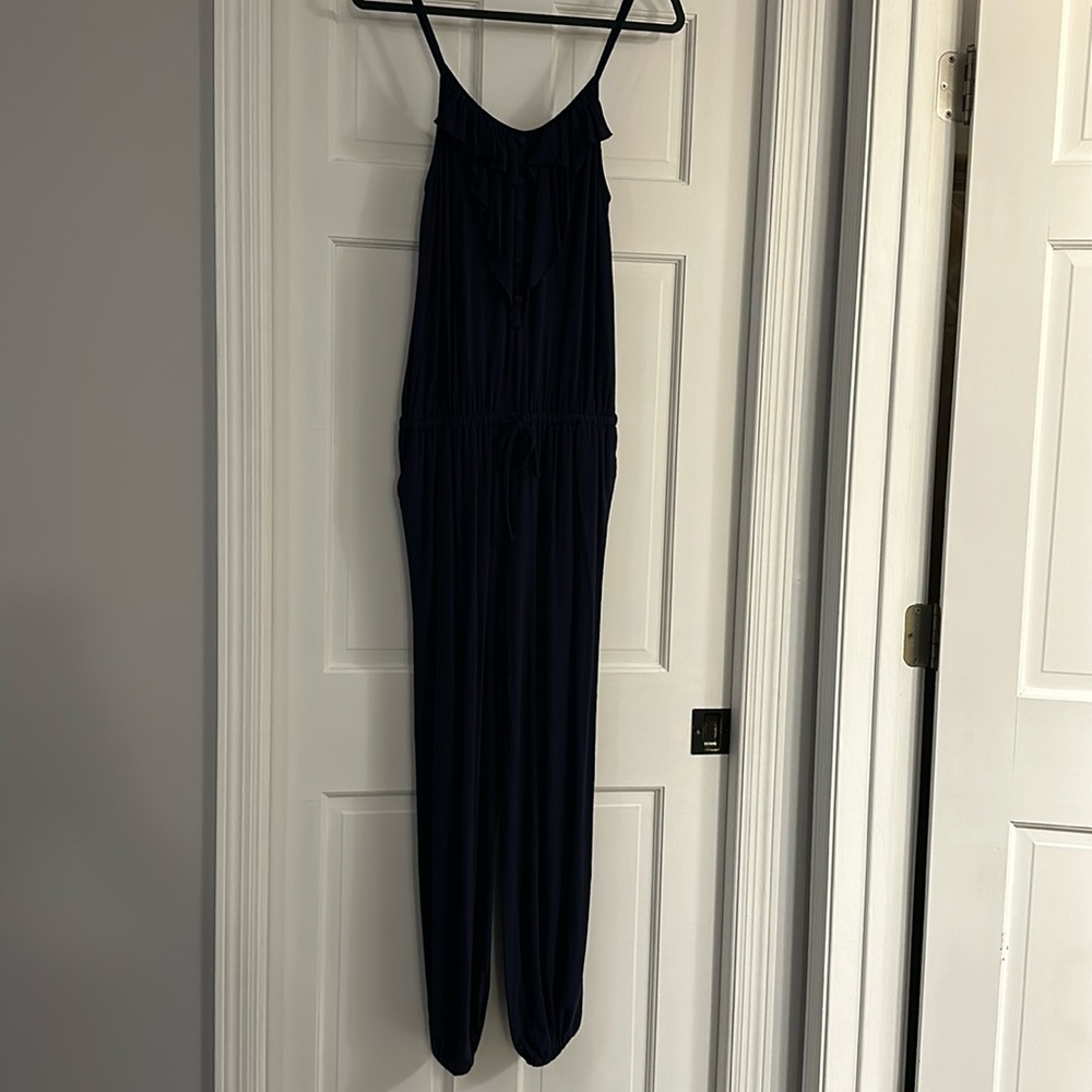 Cynthia Rowley Size S Navy Blue Romper